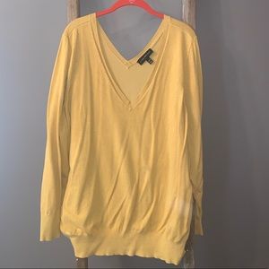 26/28 Lane Bryant Mustard Sweater